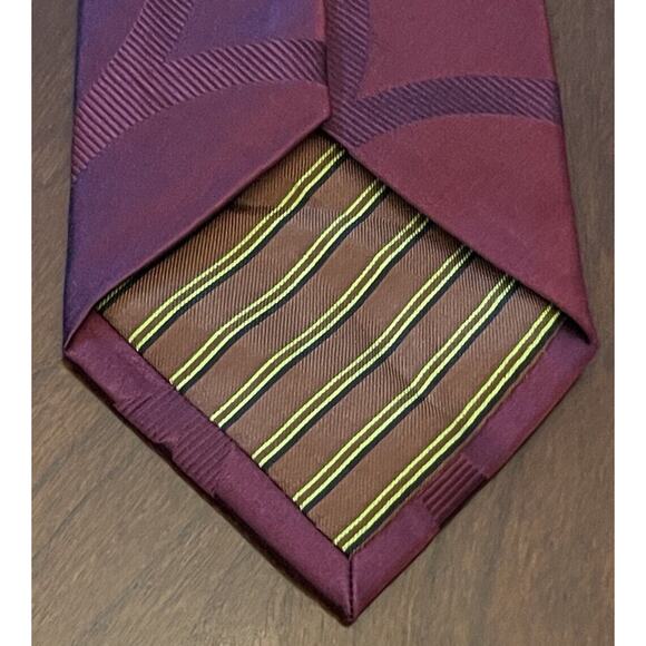 Bcbg Attitude Burgundy Hand Made 100% Imported Silk Made In China - Picture 2 of 9